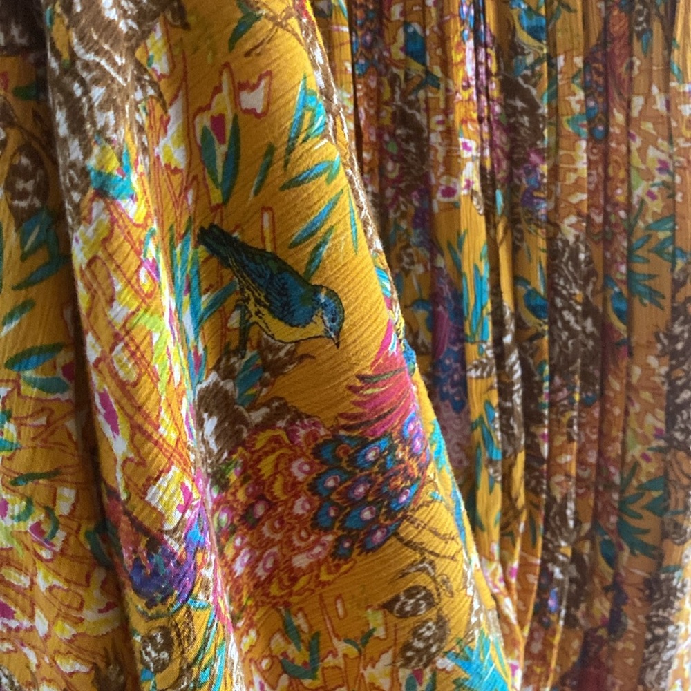 Raga X Anthropologie Women's Parkland Maxi Dress Embroiderd size S - Picture 7 of 11